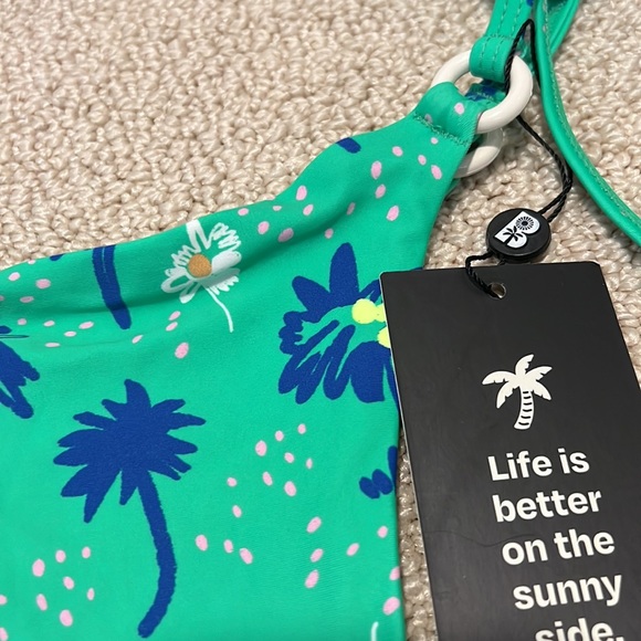 Blackbough Floral Cheeky String Bikini Bottom NWT - Picture 4 of 8